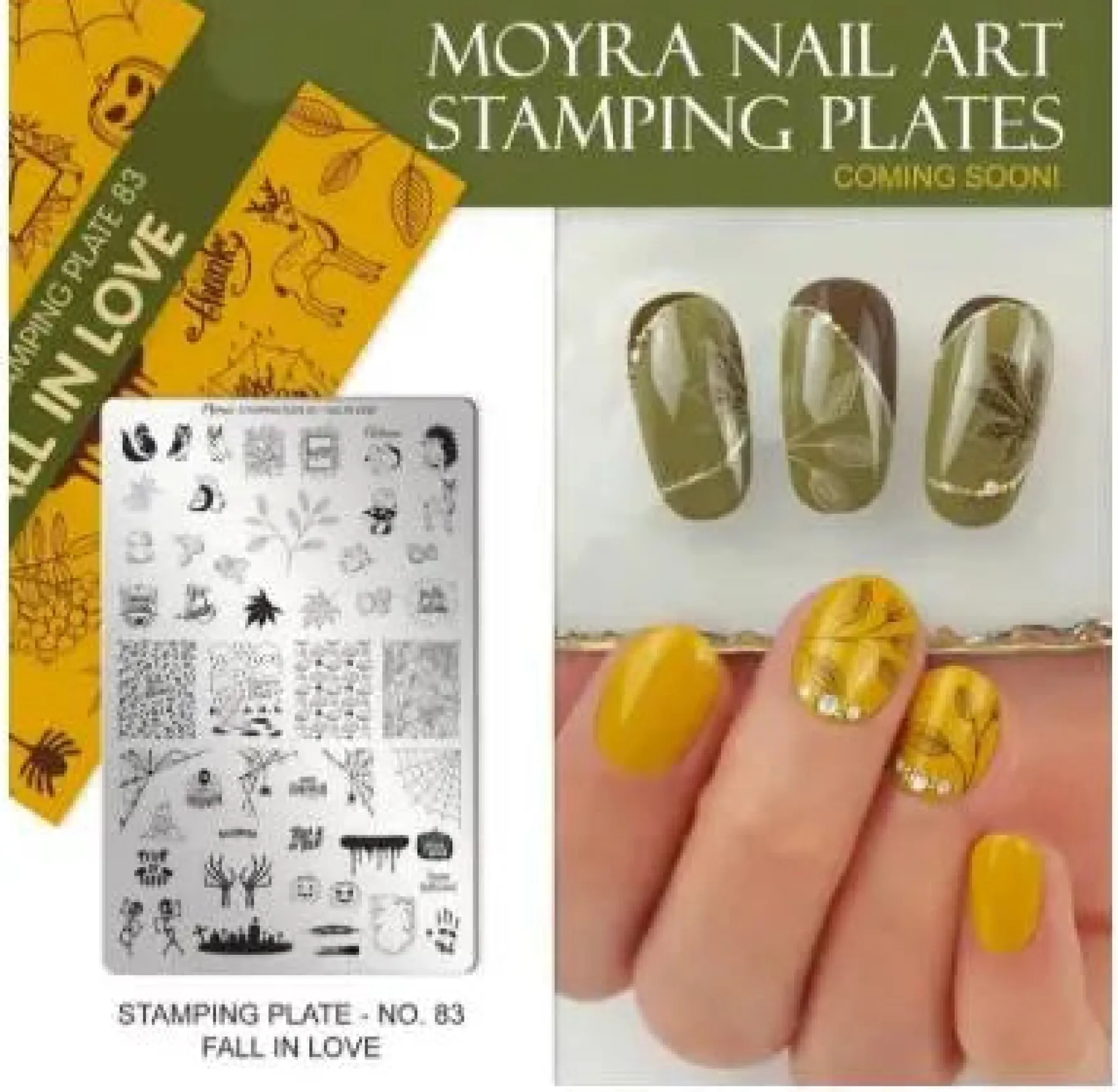 Stamping Plate No. 83 Fall In Love