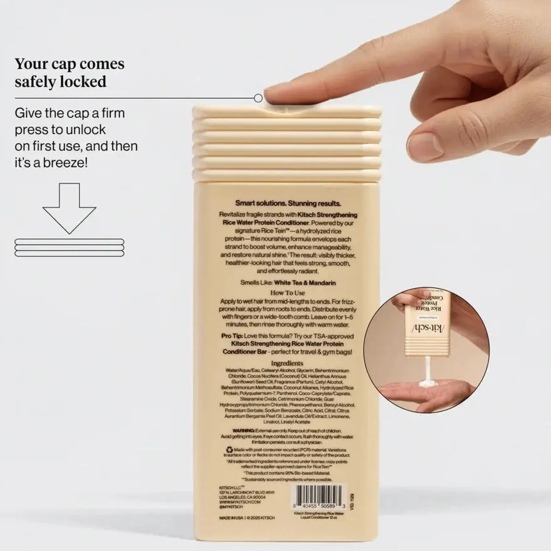 Strengthening Rice Water Protein Conditioner