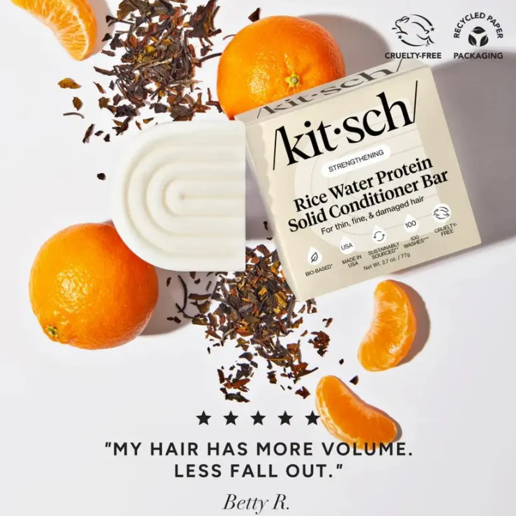 Strengthening Rice Water Shampoo & Conditioner Bar Set