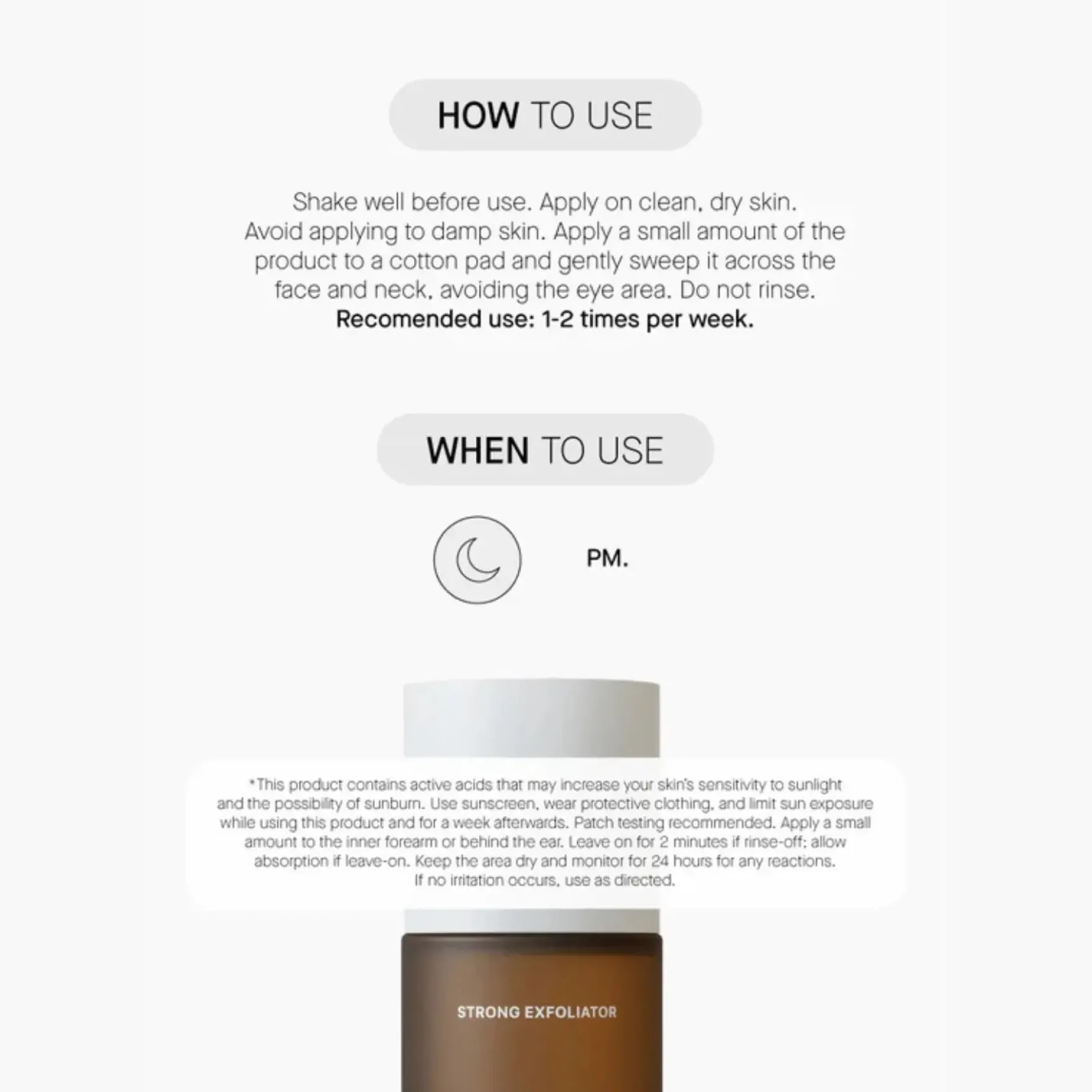 Strong Exfoliator