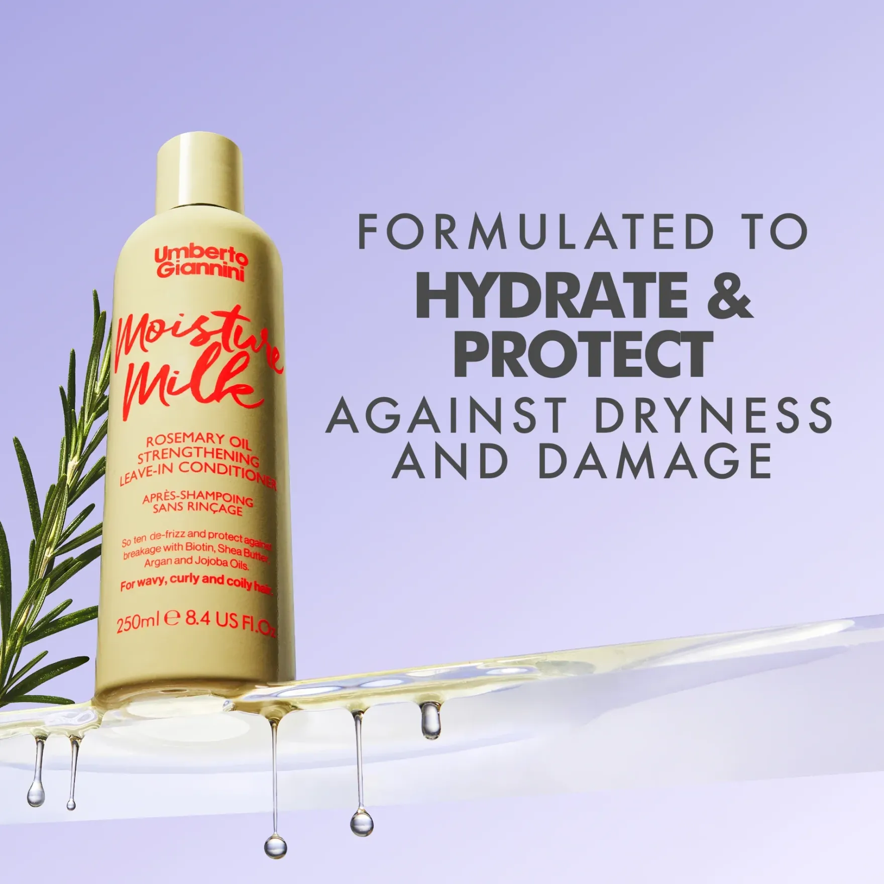 Strong Curls Rosemary Oil Leave In Conditioner Milk