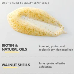 Strong Curls Rosemary Oil Strenghtening Scalp Scrub