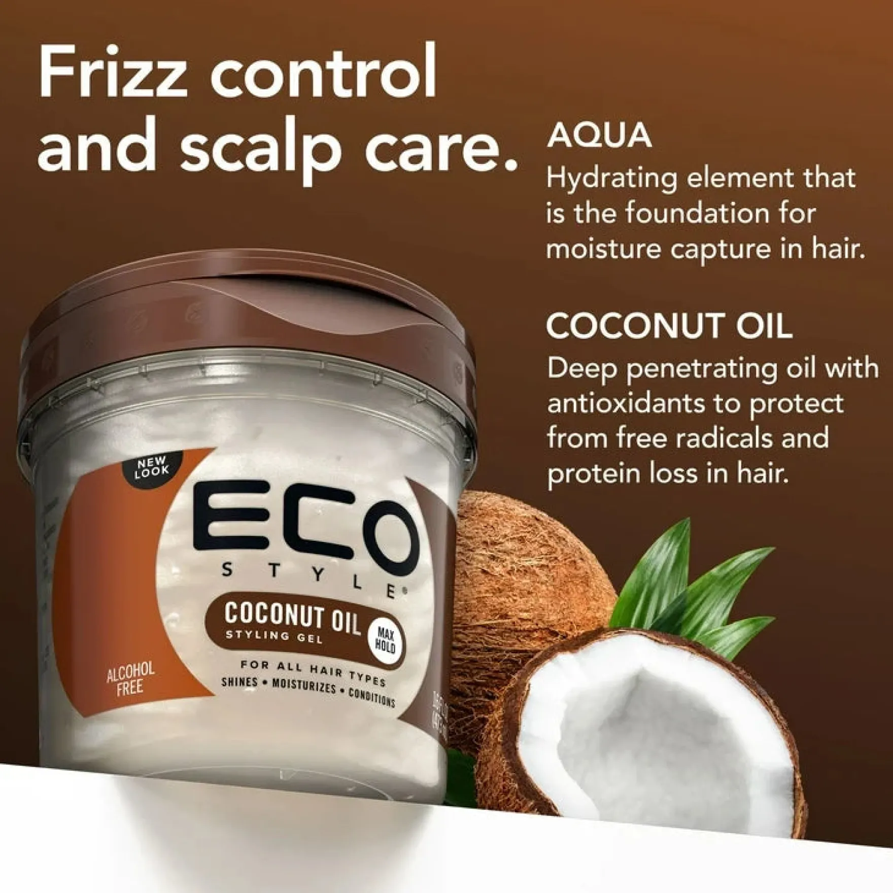 Styler Coconut Oil Gel 236 ml