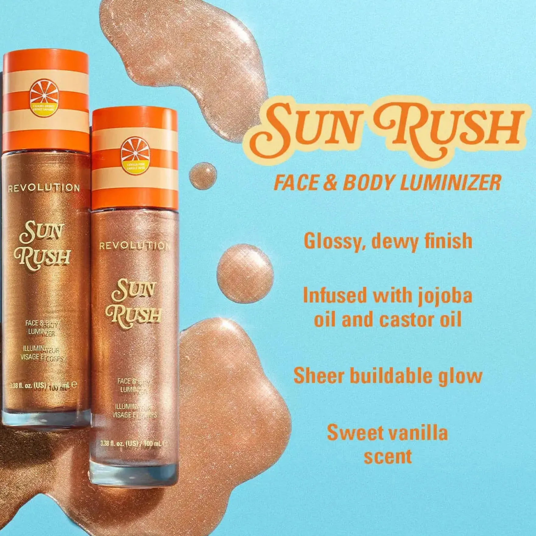 Sun Rush Body Luminizer Caramel Bronze