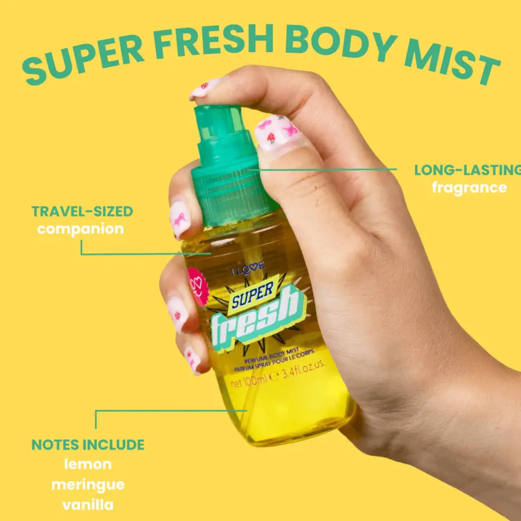 Superfresh Perfumed Body Mist