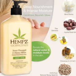 Sweet Pineapple & Honey Melon Herbal Body Moisturizer 500 ml.