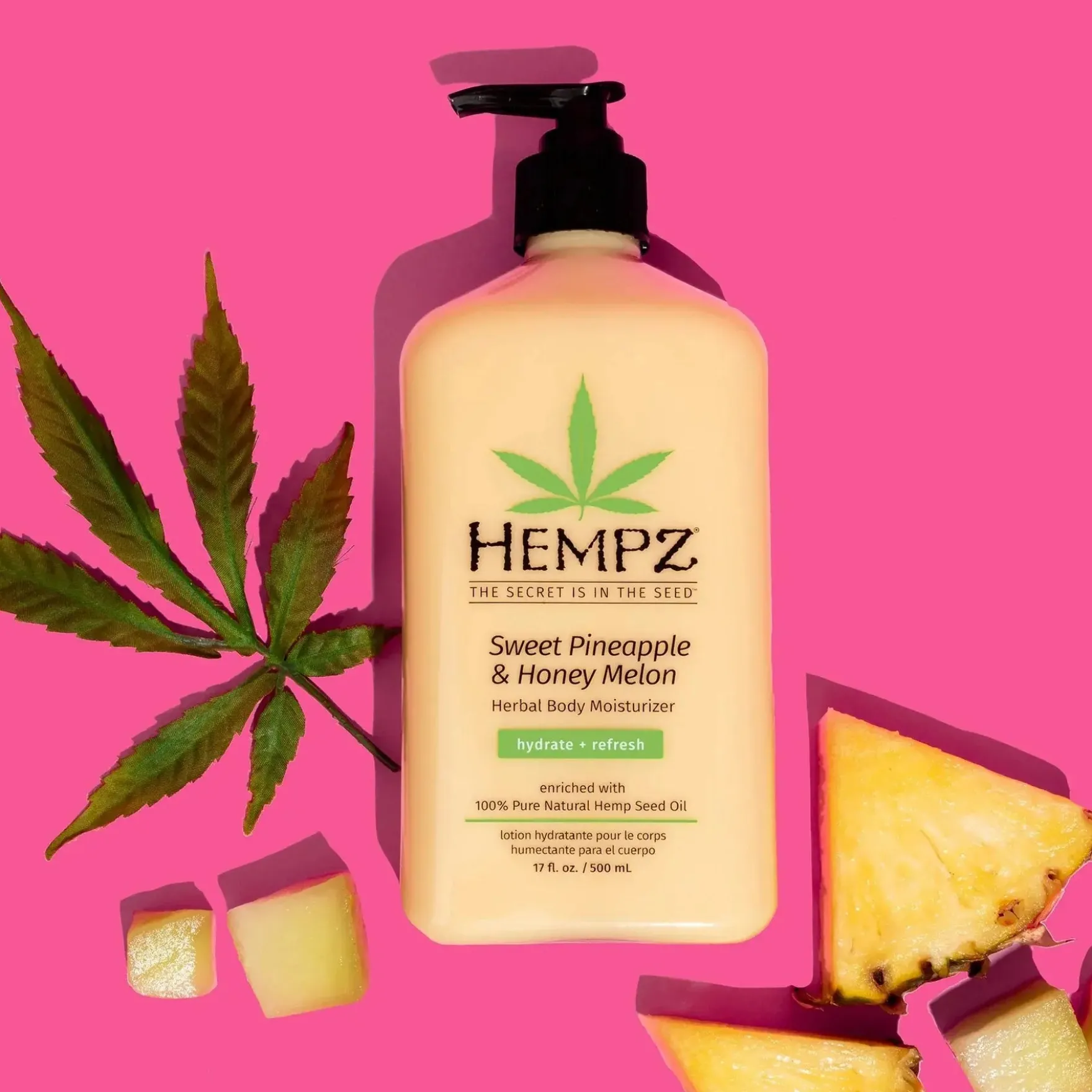 Sweet Pineapple & Honey Melon Herbal Body Moisturizer 250 ml.