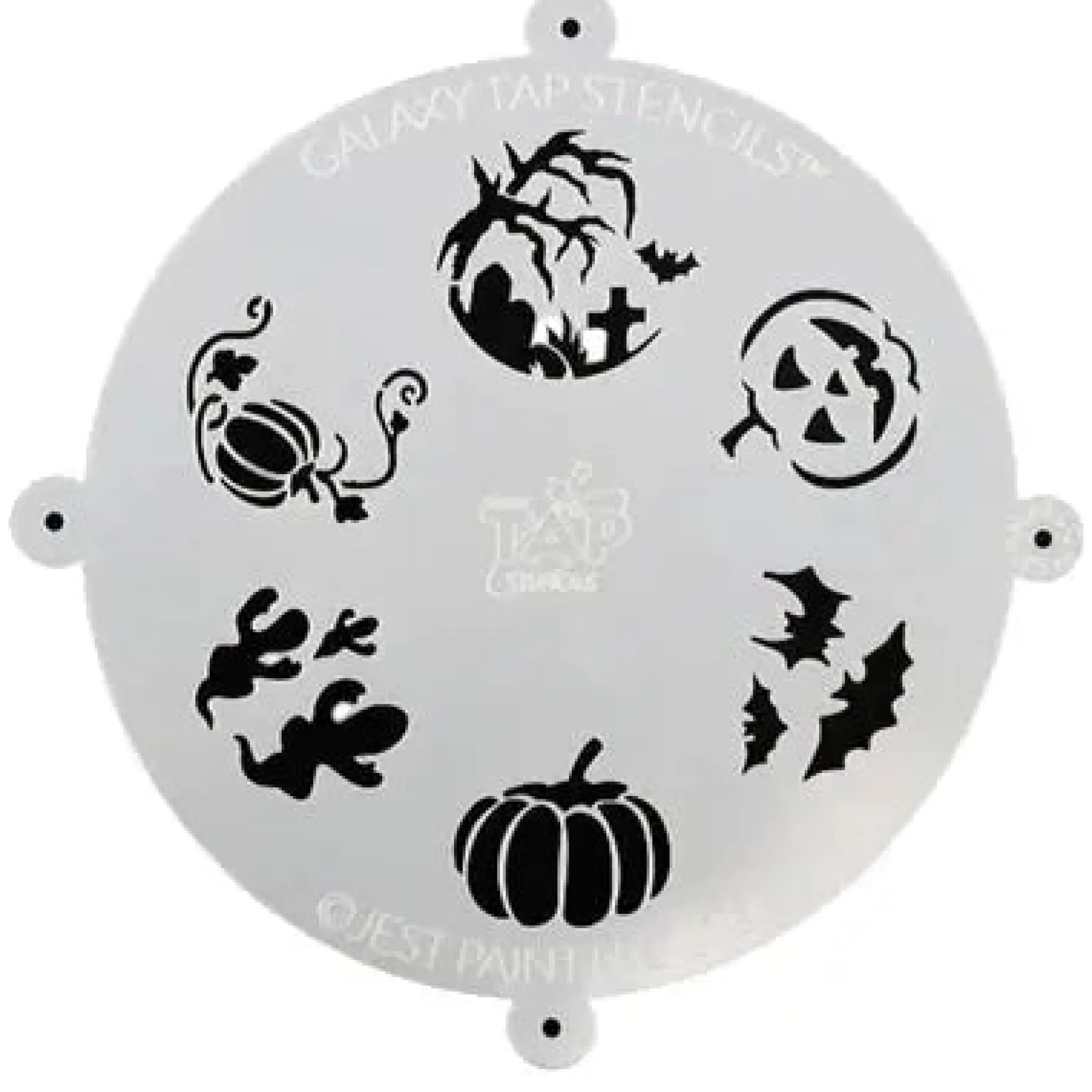 Tap Galaxy Face Painting Stencil Halloween