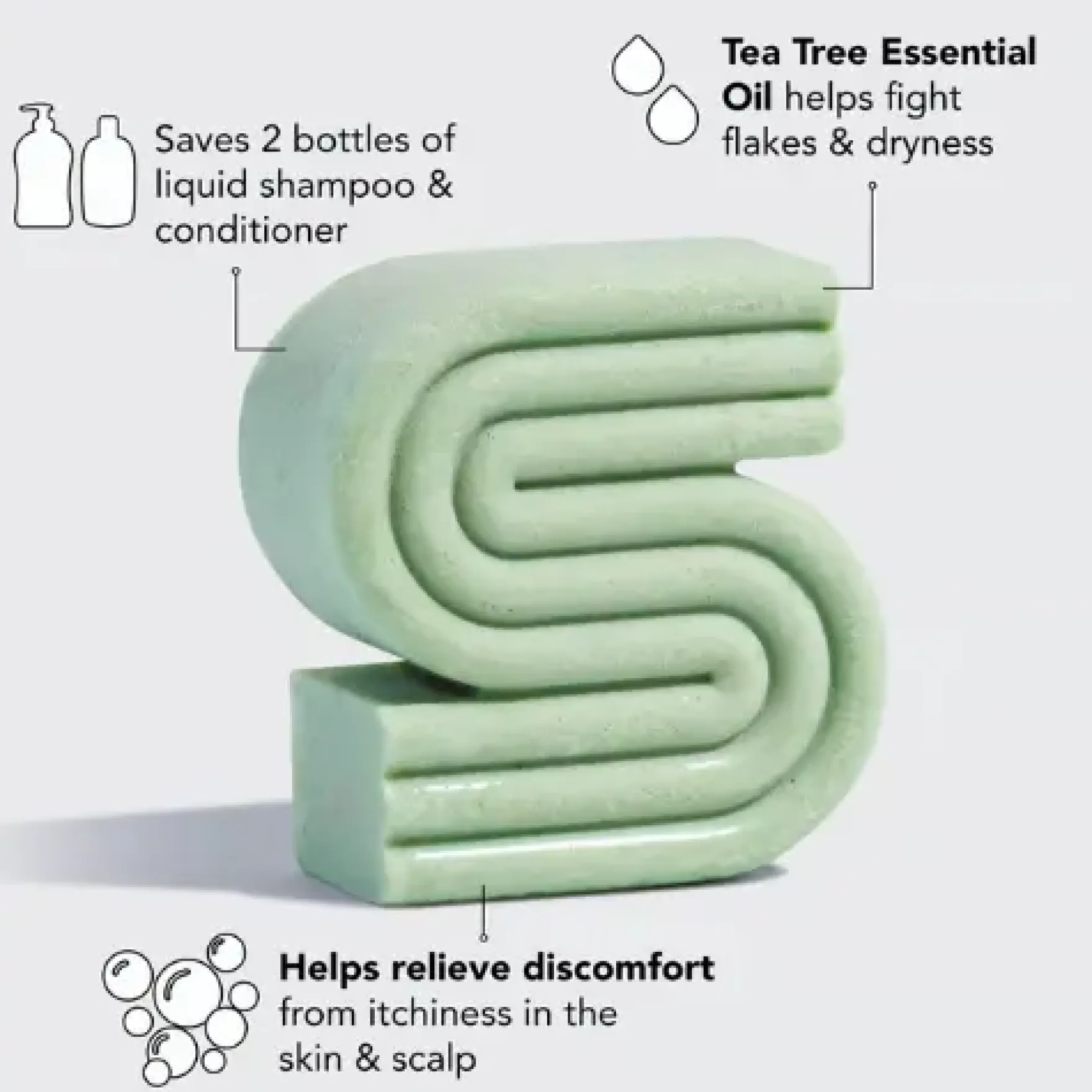 Tea Tree & Mint Clarifying Shampoo Bar
