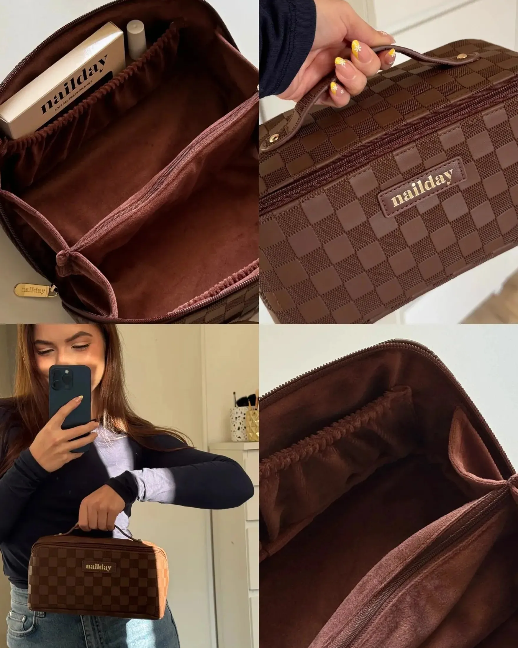 The Essentials Beauty Bag Cacao