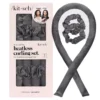 The Satin Heatless Curling Set Charcoal
