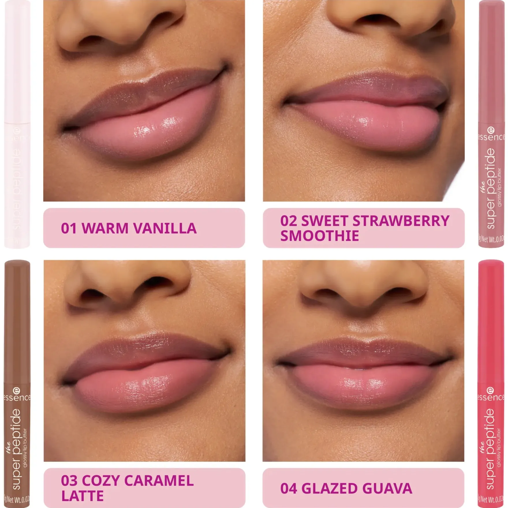 The Super Peptide Glossy Lip Butter Set Like A Sunday Morning