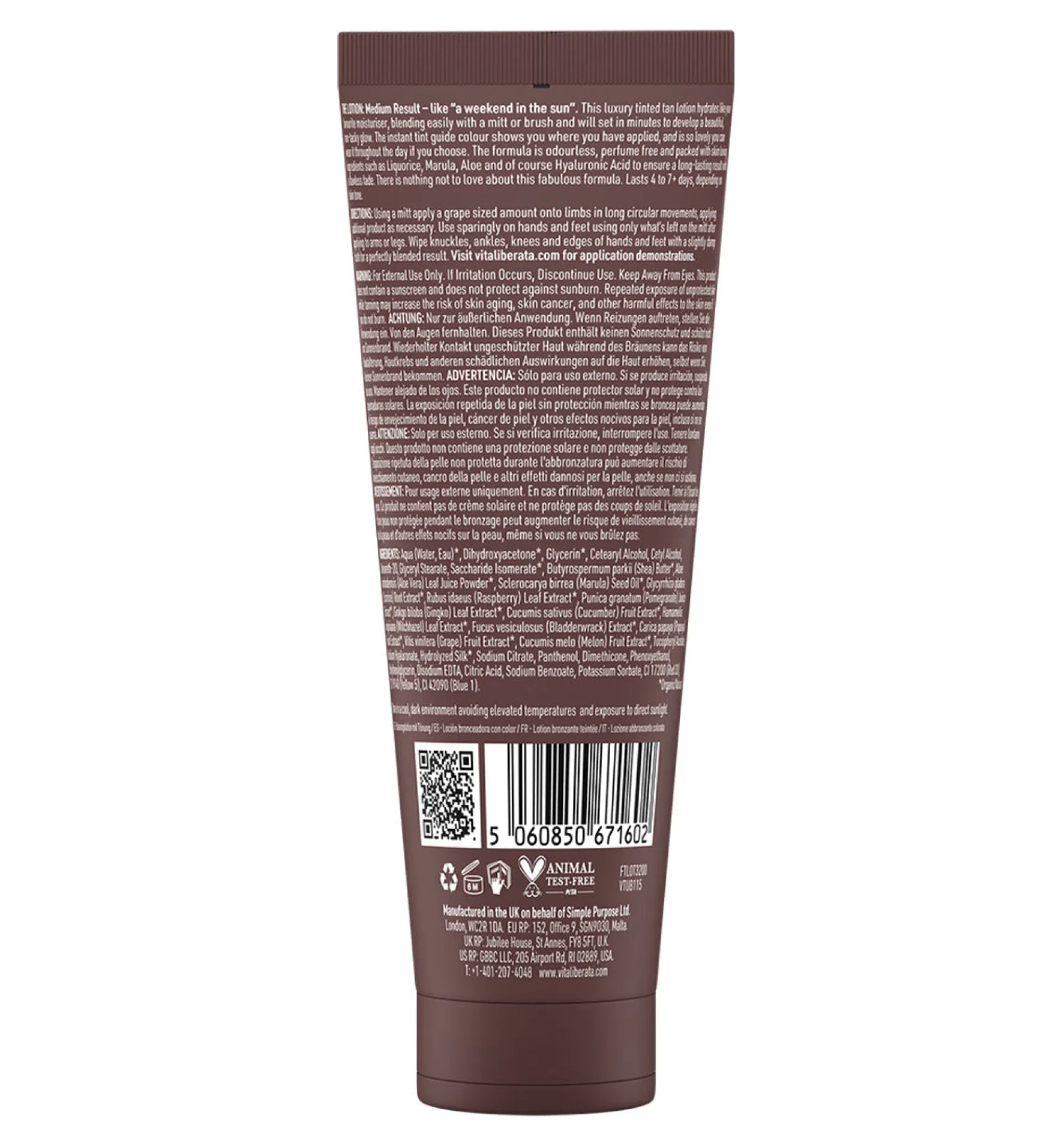 Tinted Tanning Lotion Medium