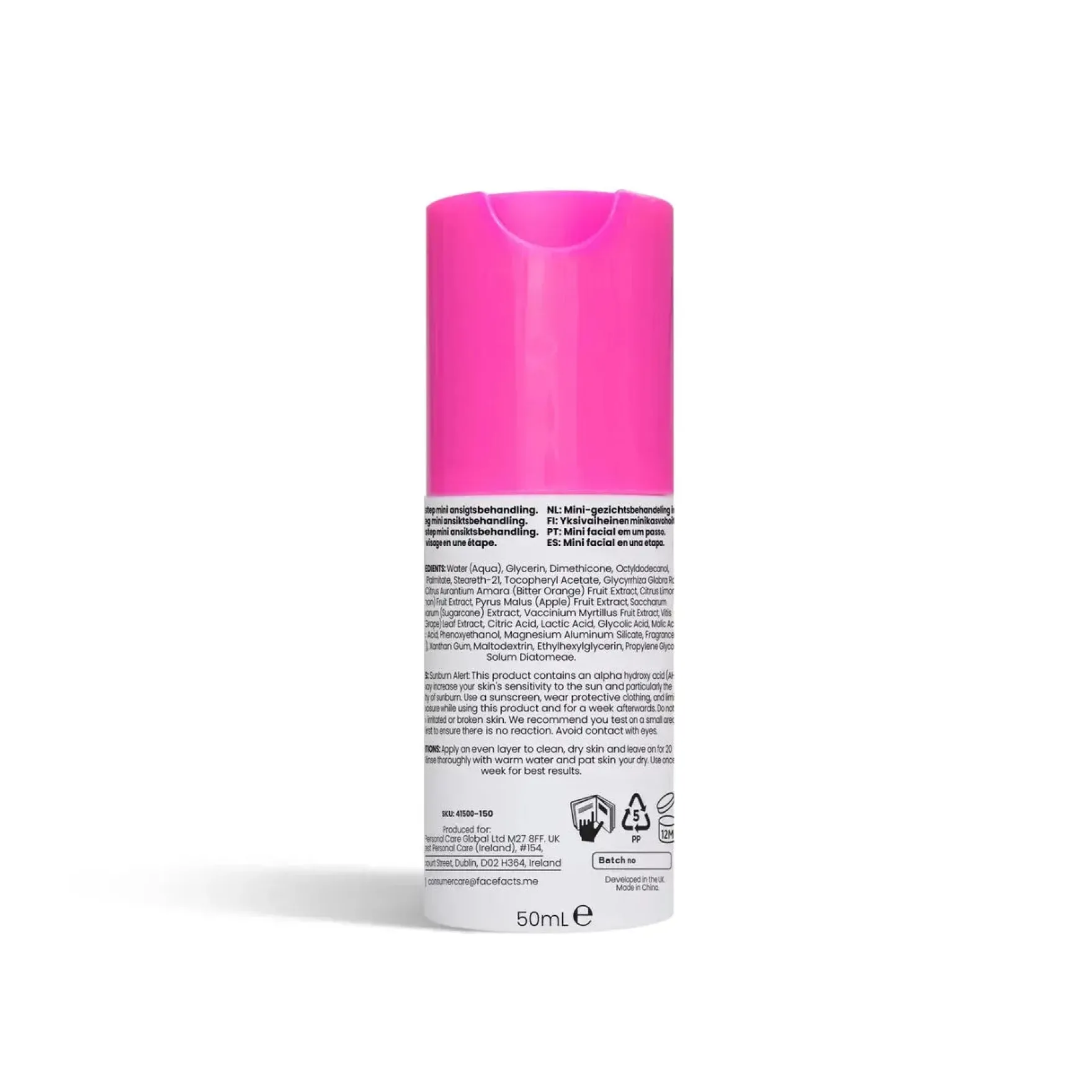 Tinted Skincare One Step Mini Facial