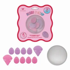 Triangle Mini Powder Puff Set