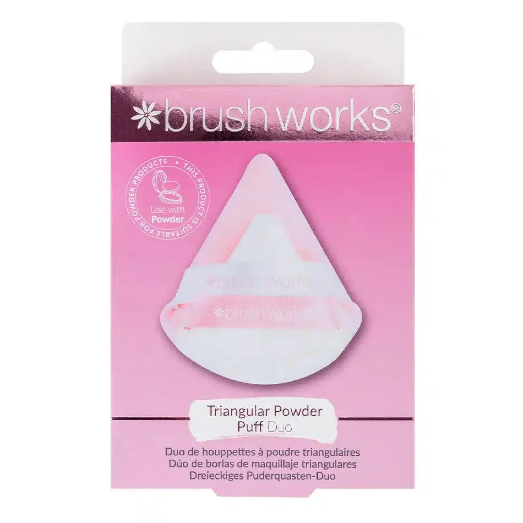 Triangular Powder Puff Duo