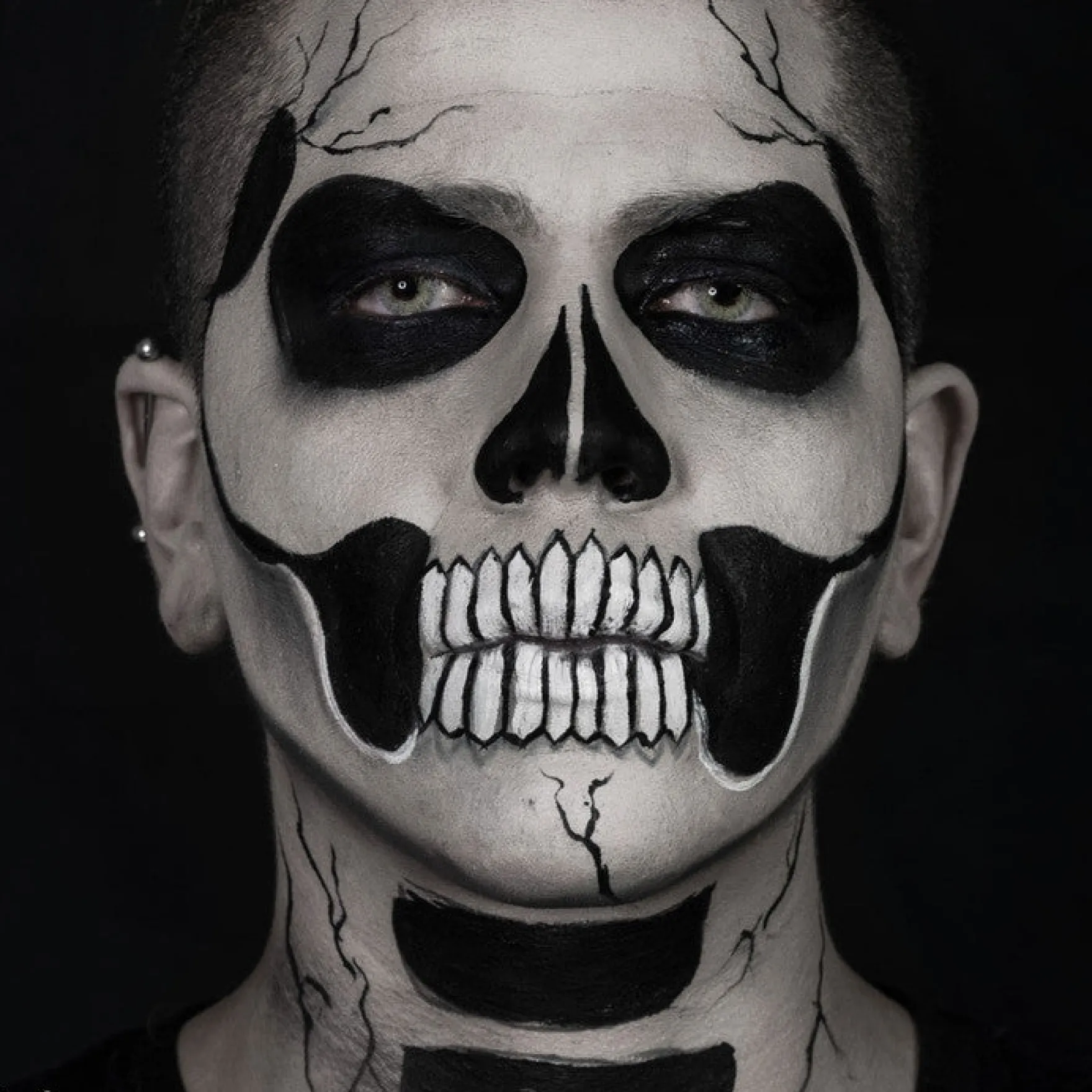 Tri-Color Makeup Palette Skeleton
