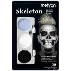 Tri-Color Makeup Palette Skeleton