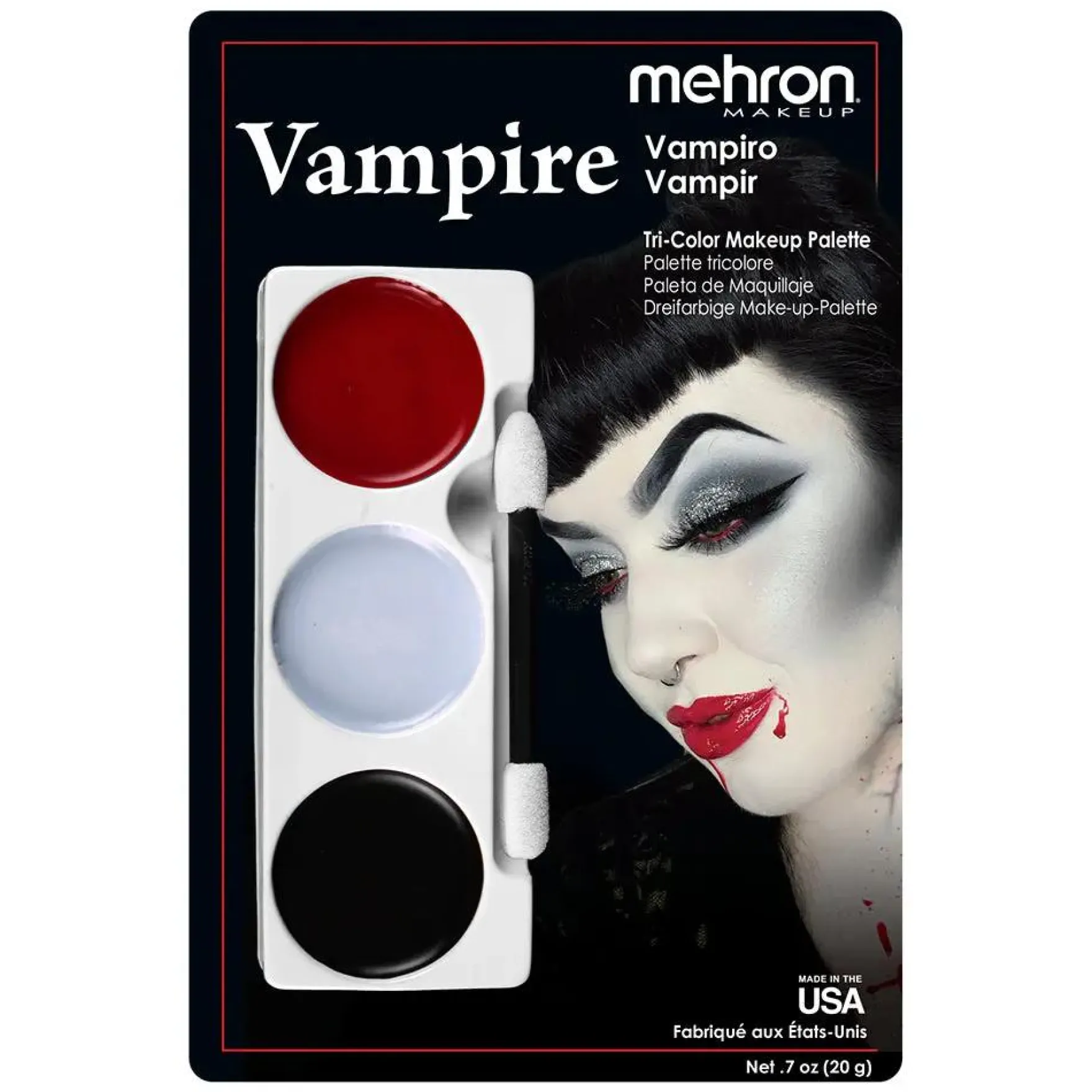 Tri-Color Makeup Palette Vampire