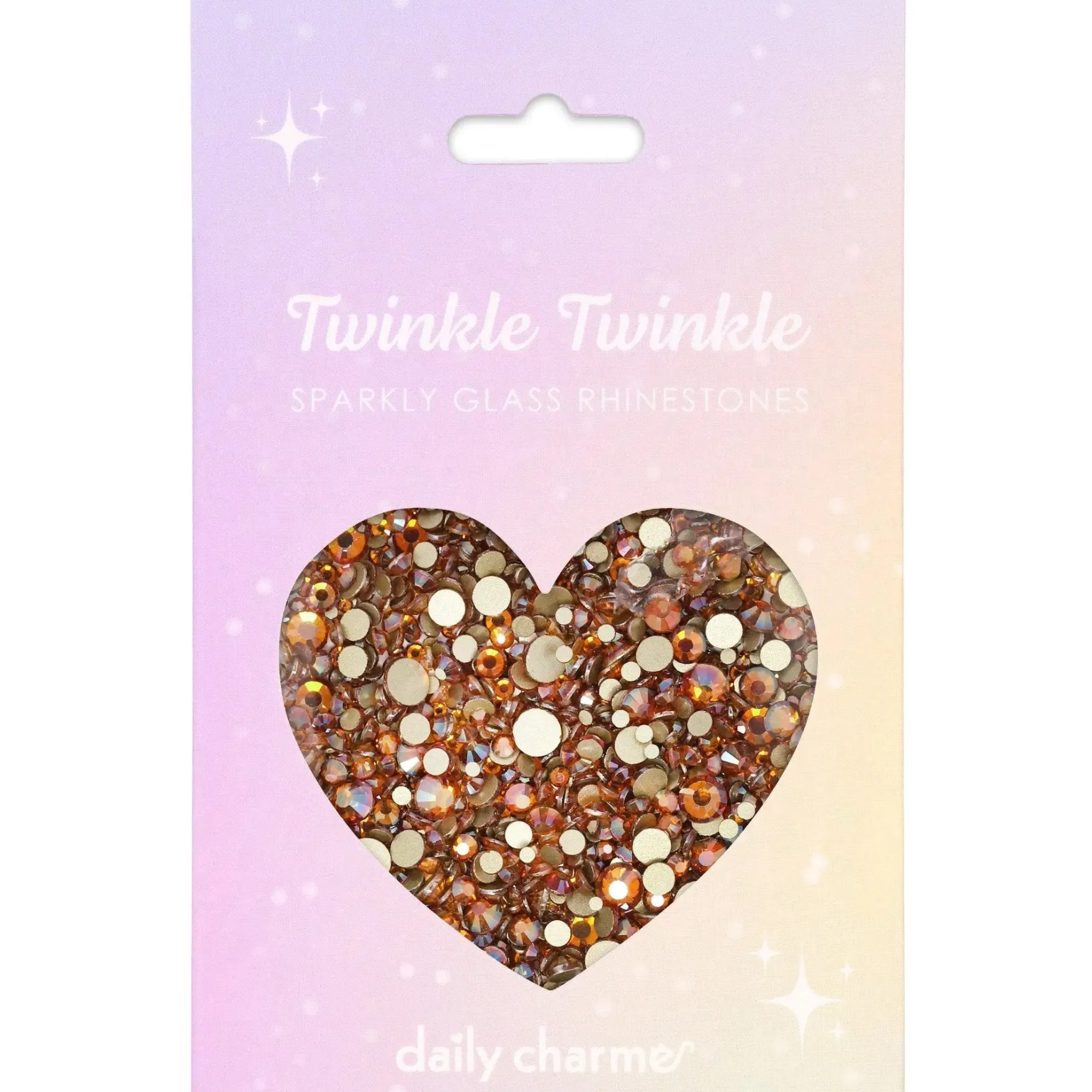 Twinkle Twinkle Rhinestone Amber Glow