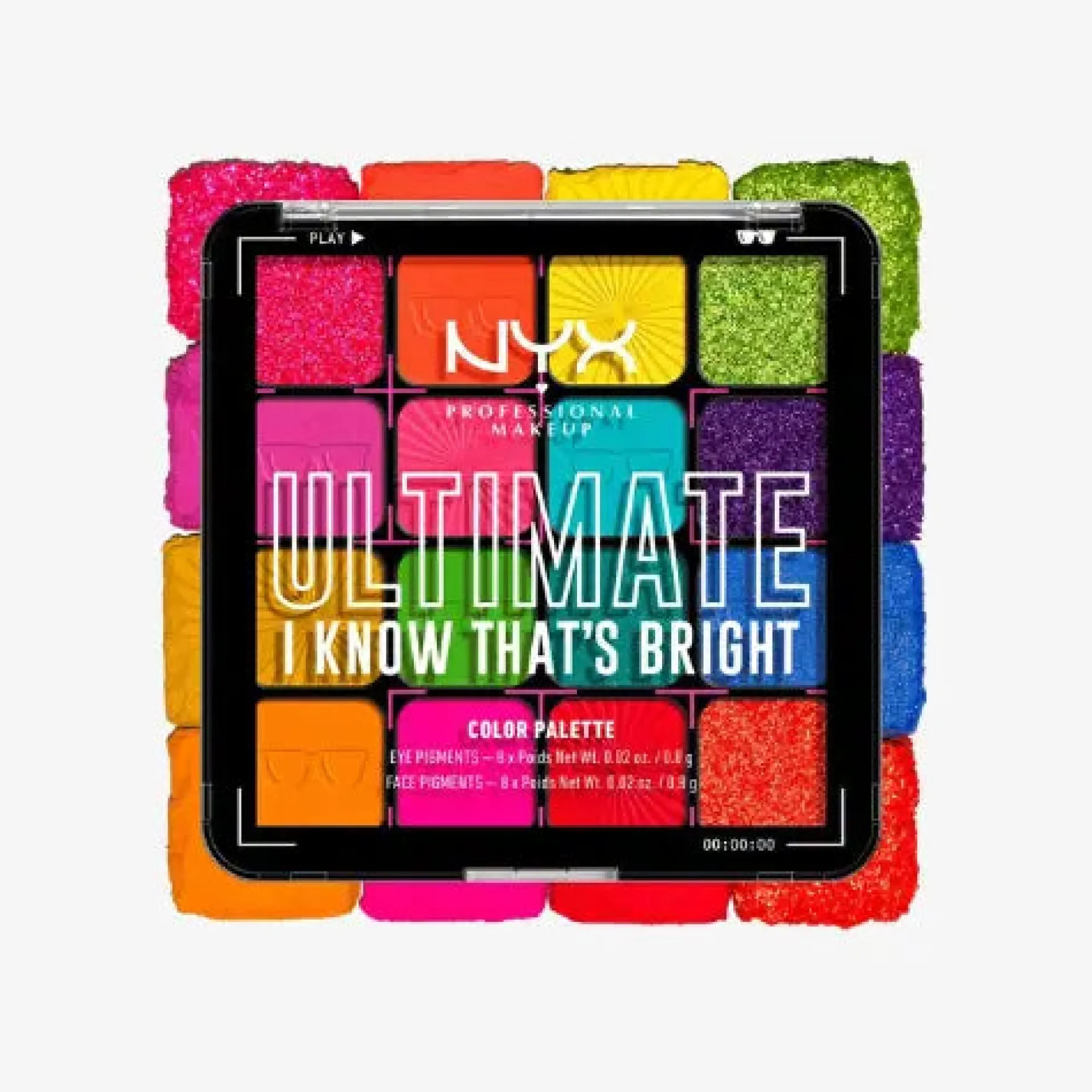 Ultimate Shadow Palette 16 Pan I Know That's Bright