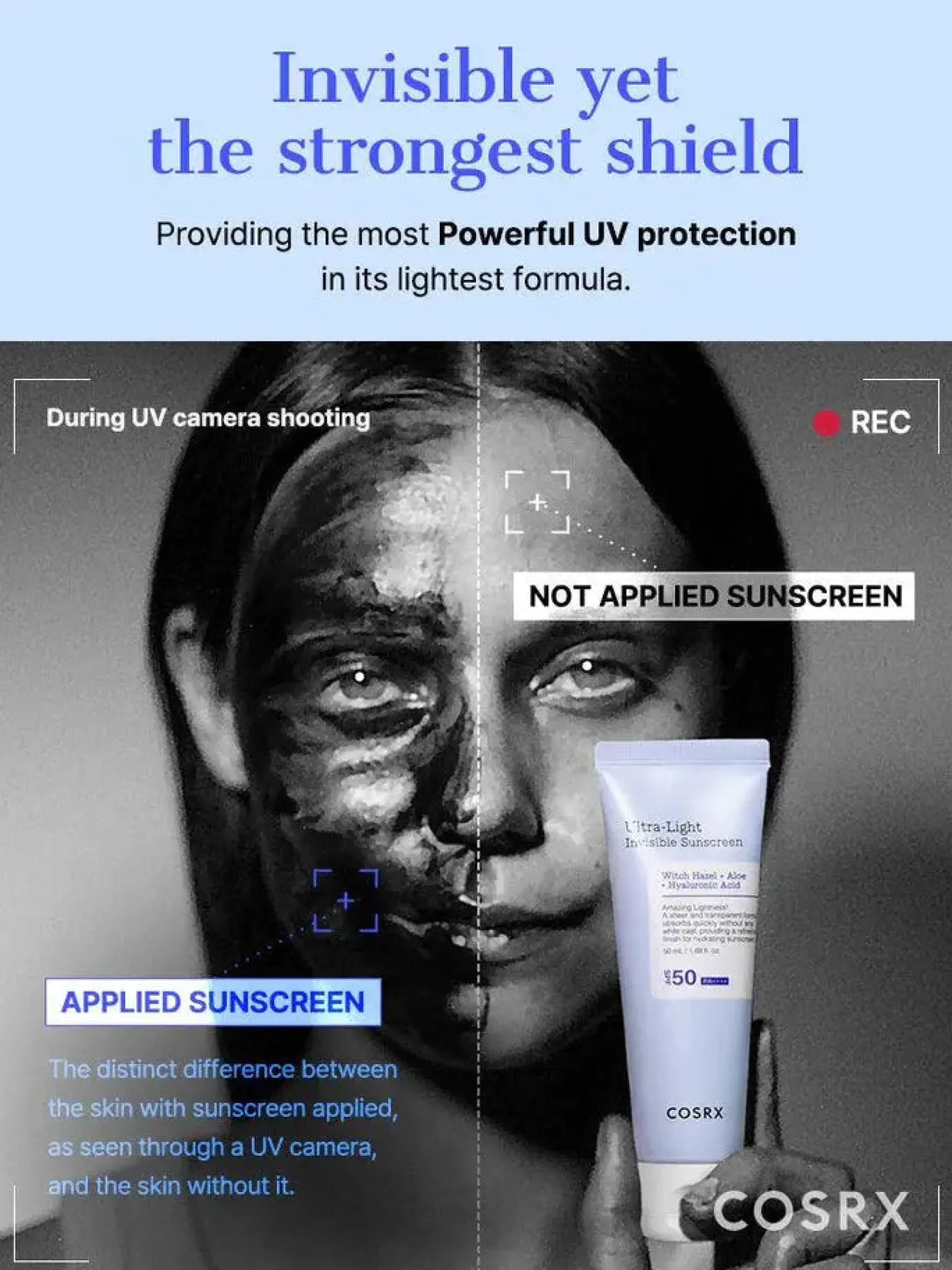 Ultra Light Invisible Sunscreen SPF50+