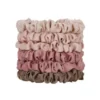 Ultra Petite Satin Scrunchies Terracotta