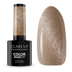 UV/LED Cat Eye Nail Polish Nude Glow Light Brown