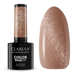 UV/LED Cat Eye Nail Polish Nude Glow Light Nude