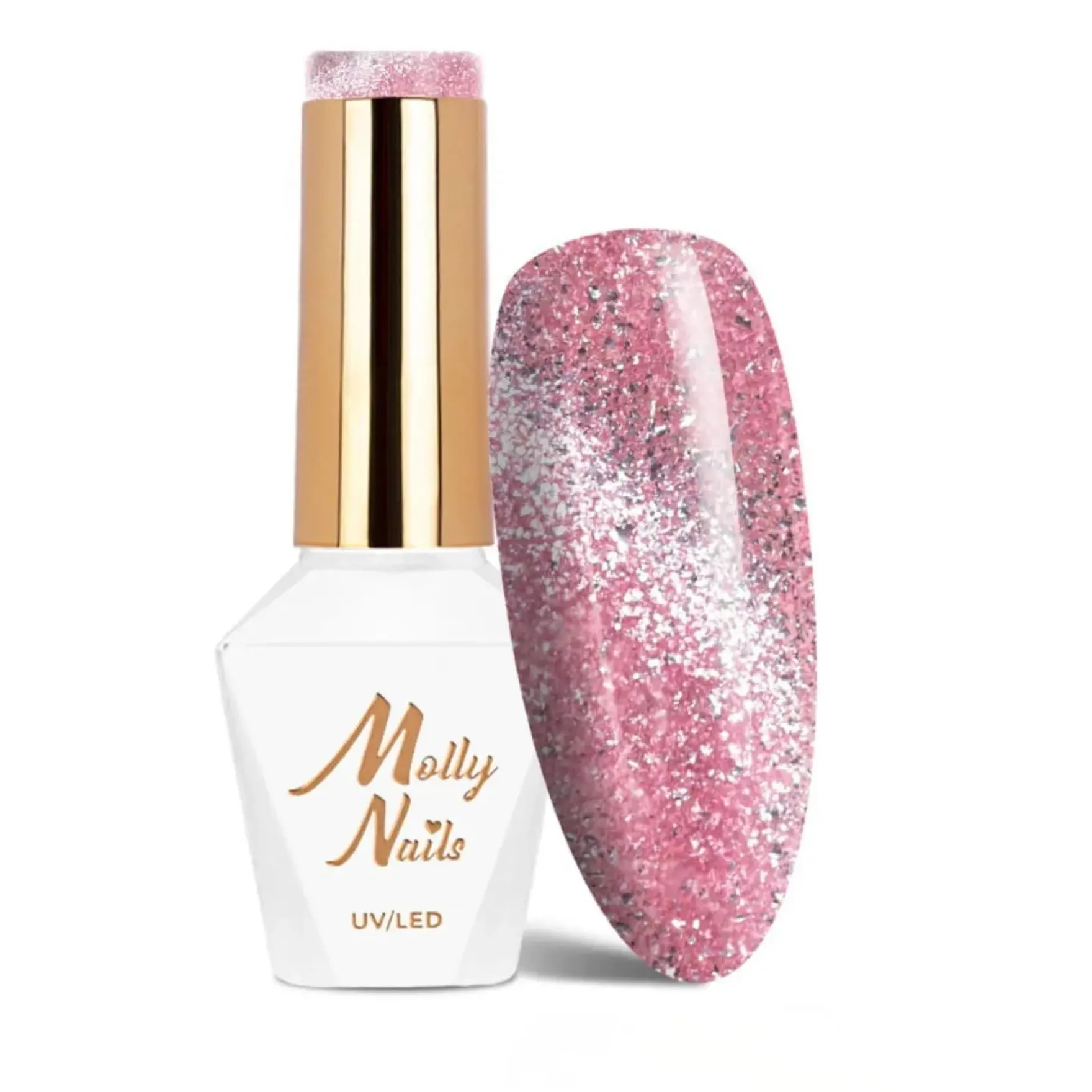 UV/LED Gel Polish Cat Eye Glacier Crush Nr 251 Rose