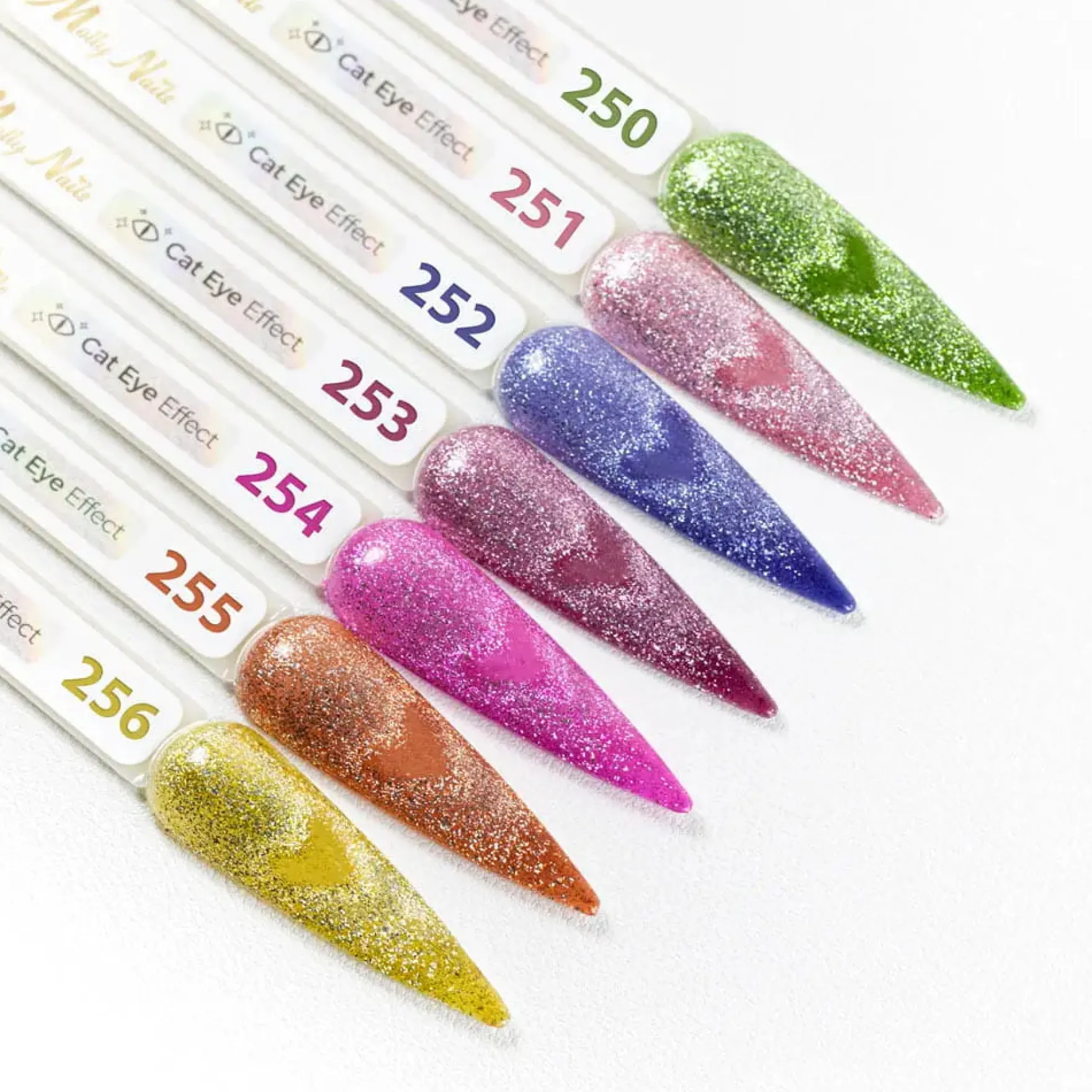 UV/LED Gel Polish Cat Eye Glacier Crush Nr 255 Copper