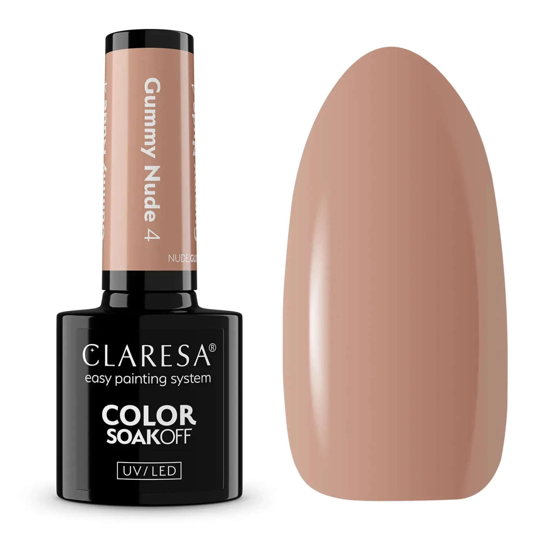 UV/LED Nail Polish Nude Glow Gummy Nude 4