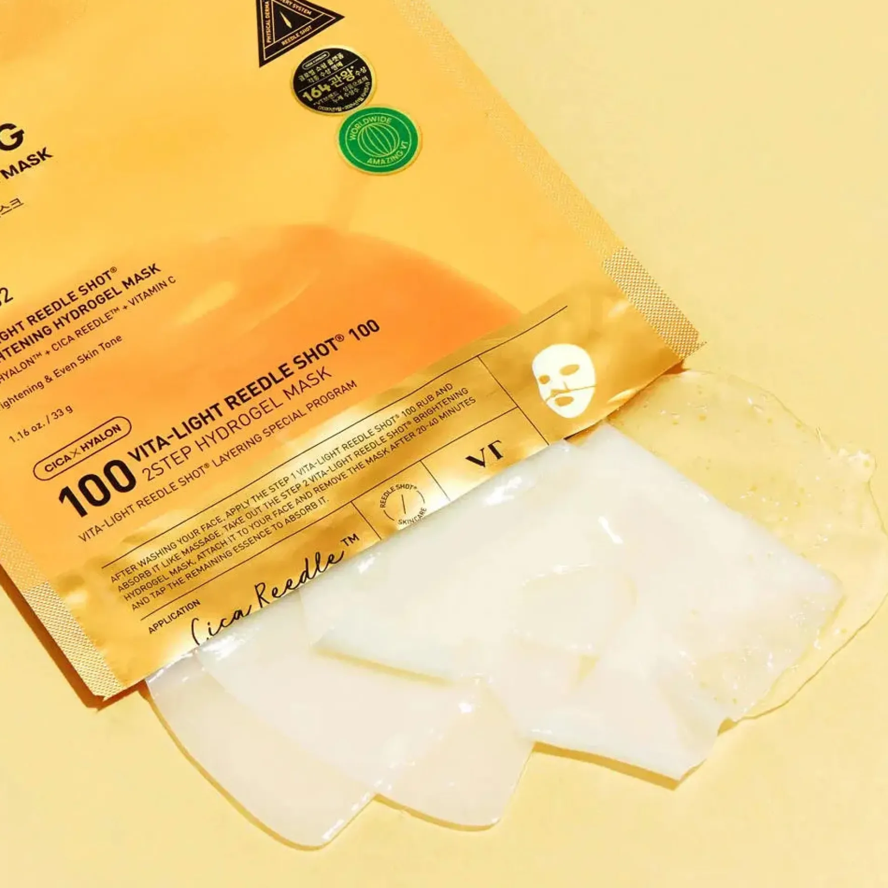 Vita Light Reedle Shot 100 2Step Hydrogel Mask