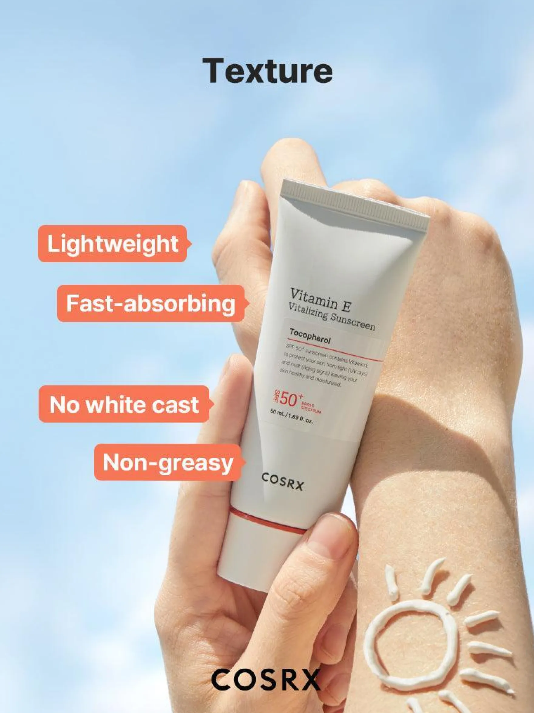 Vitamin E Vitalizing Sunscreen SPF 50+