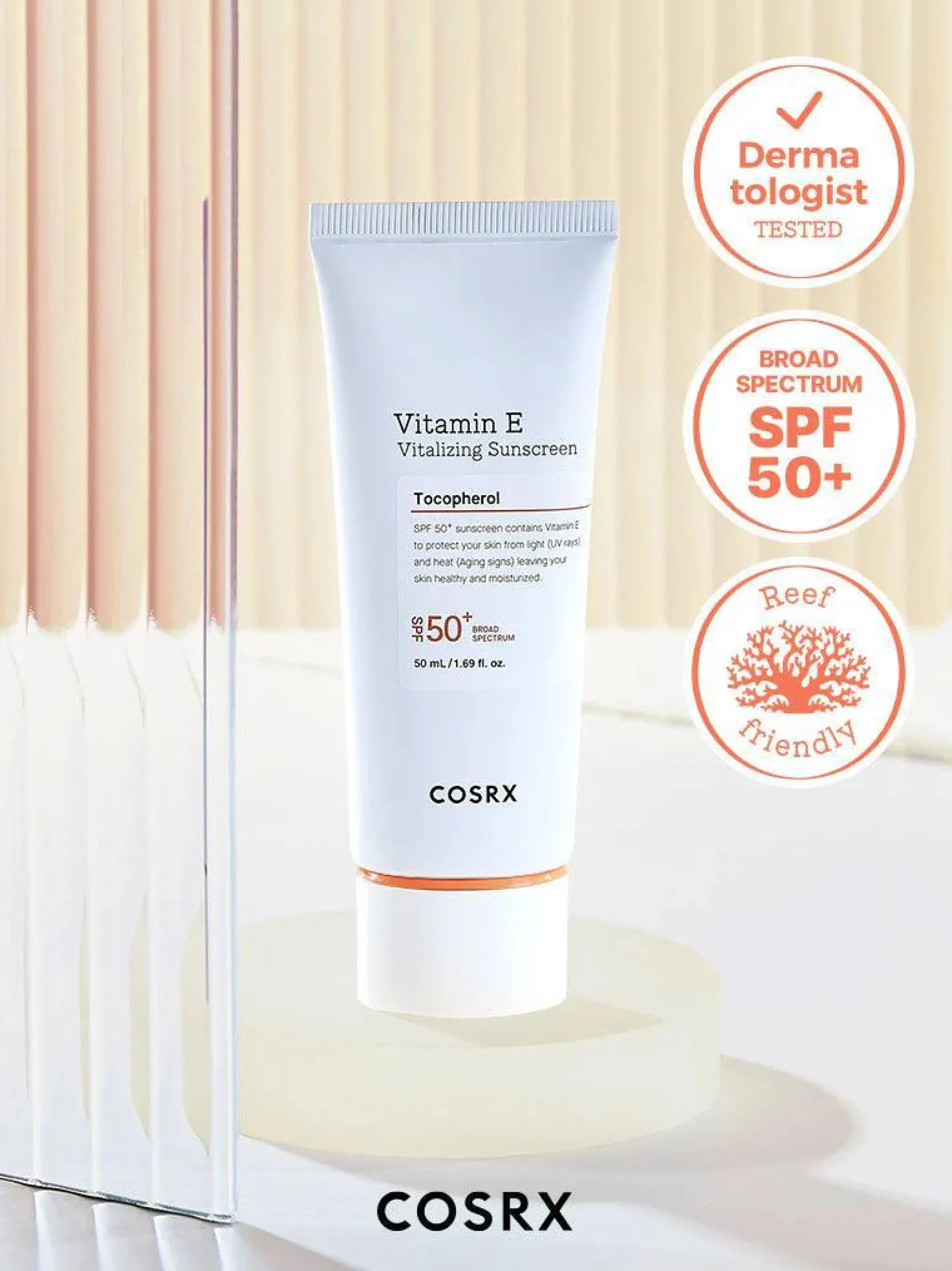Vitamin E Vitalizing Sunscreen SPF 50+
