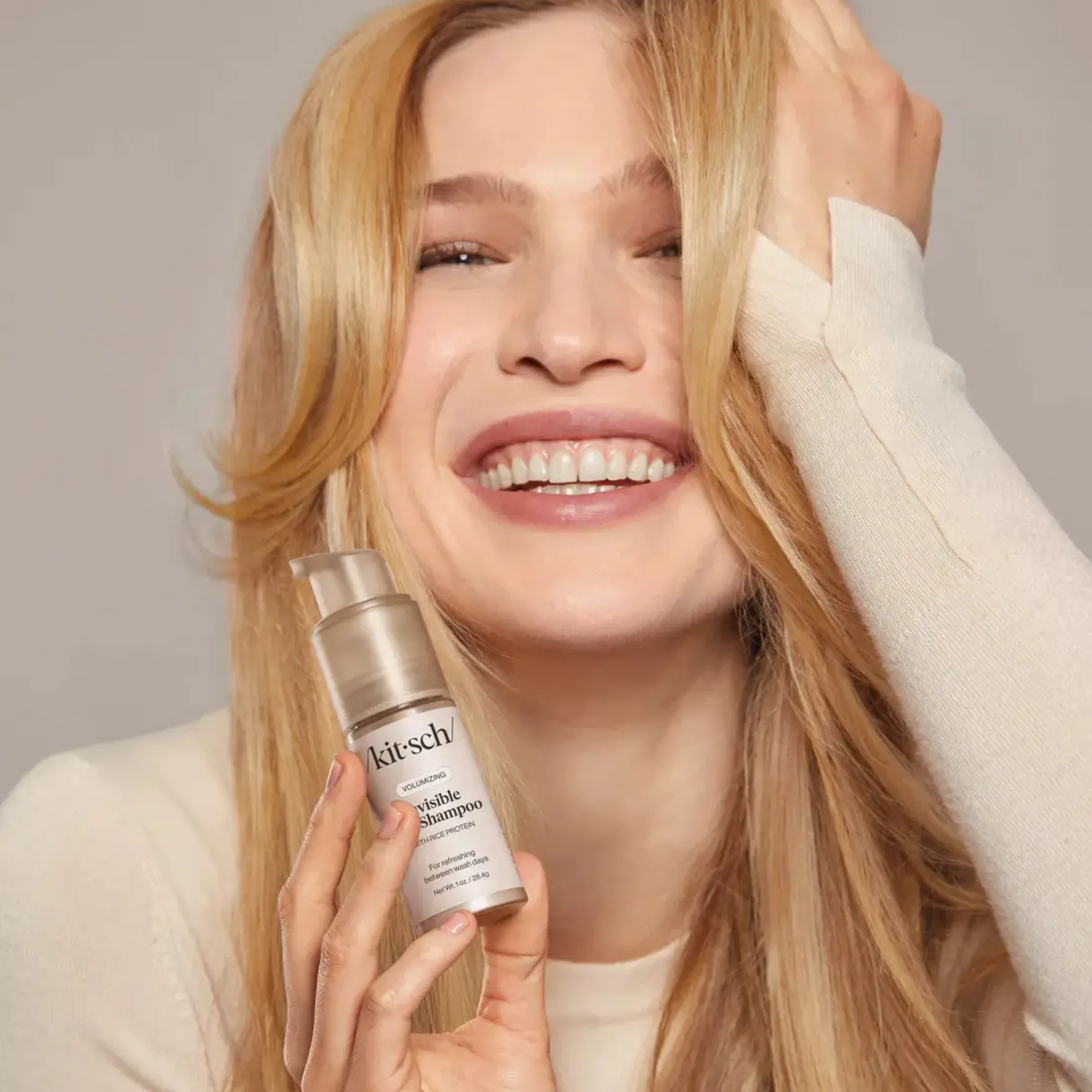 Volumizing Rice Protein Dry Shampoo Invisible