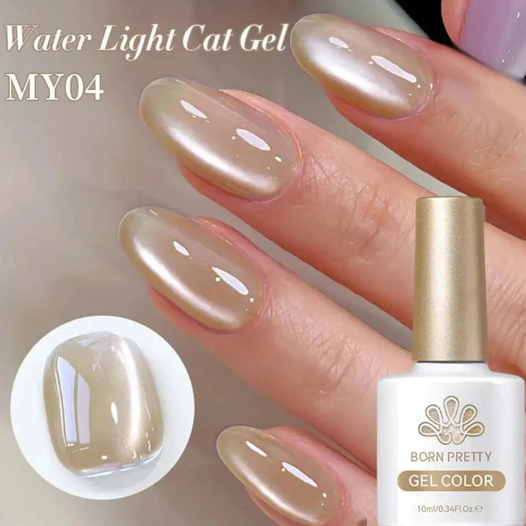 Water Light Cat Magnetic Gel MY04