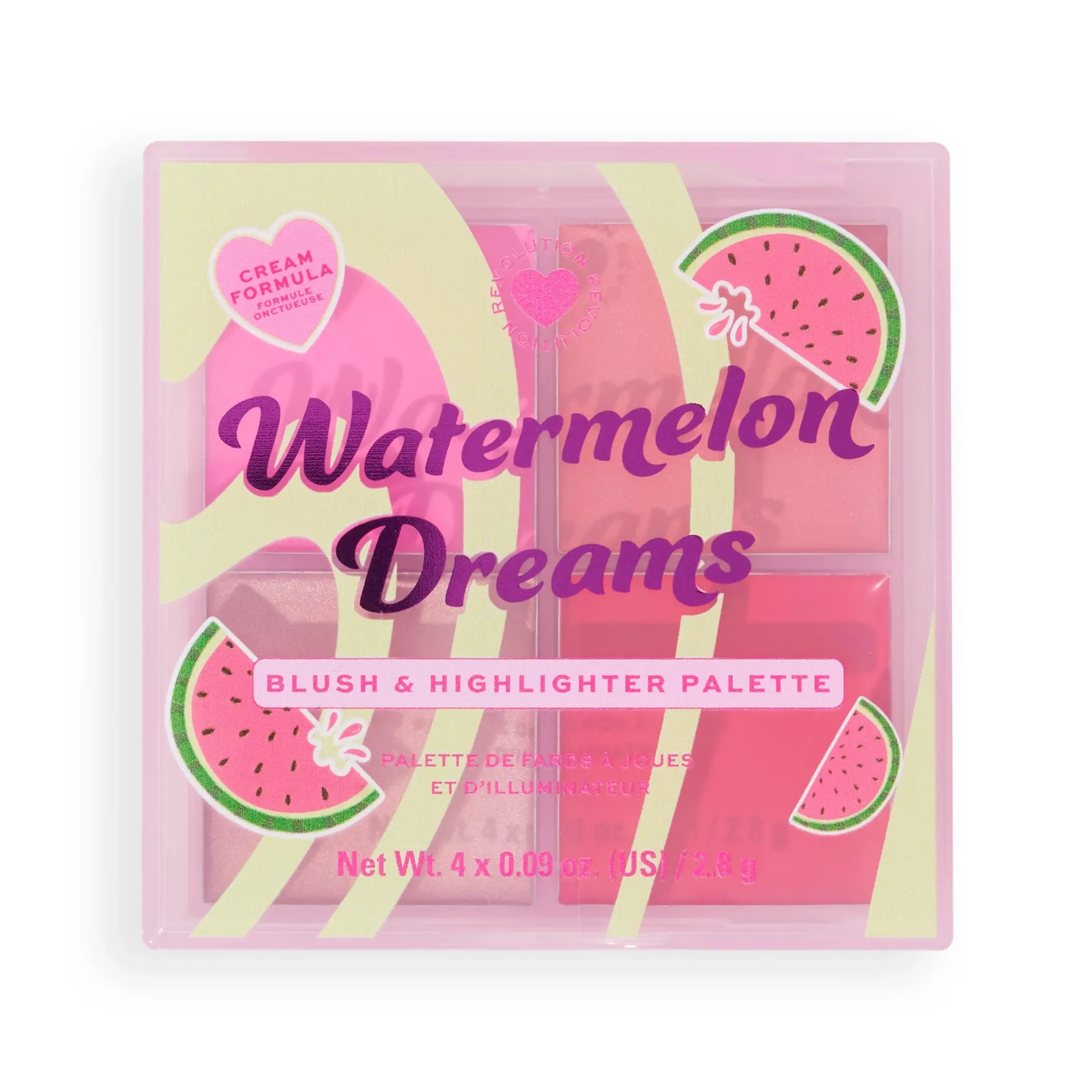 Watermelon Dreams Blush & Highlighter Quad