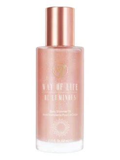 Way Of Life Body Shimmer Oil Be Luminous Pink