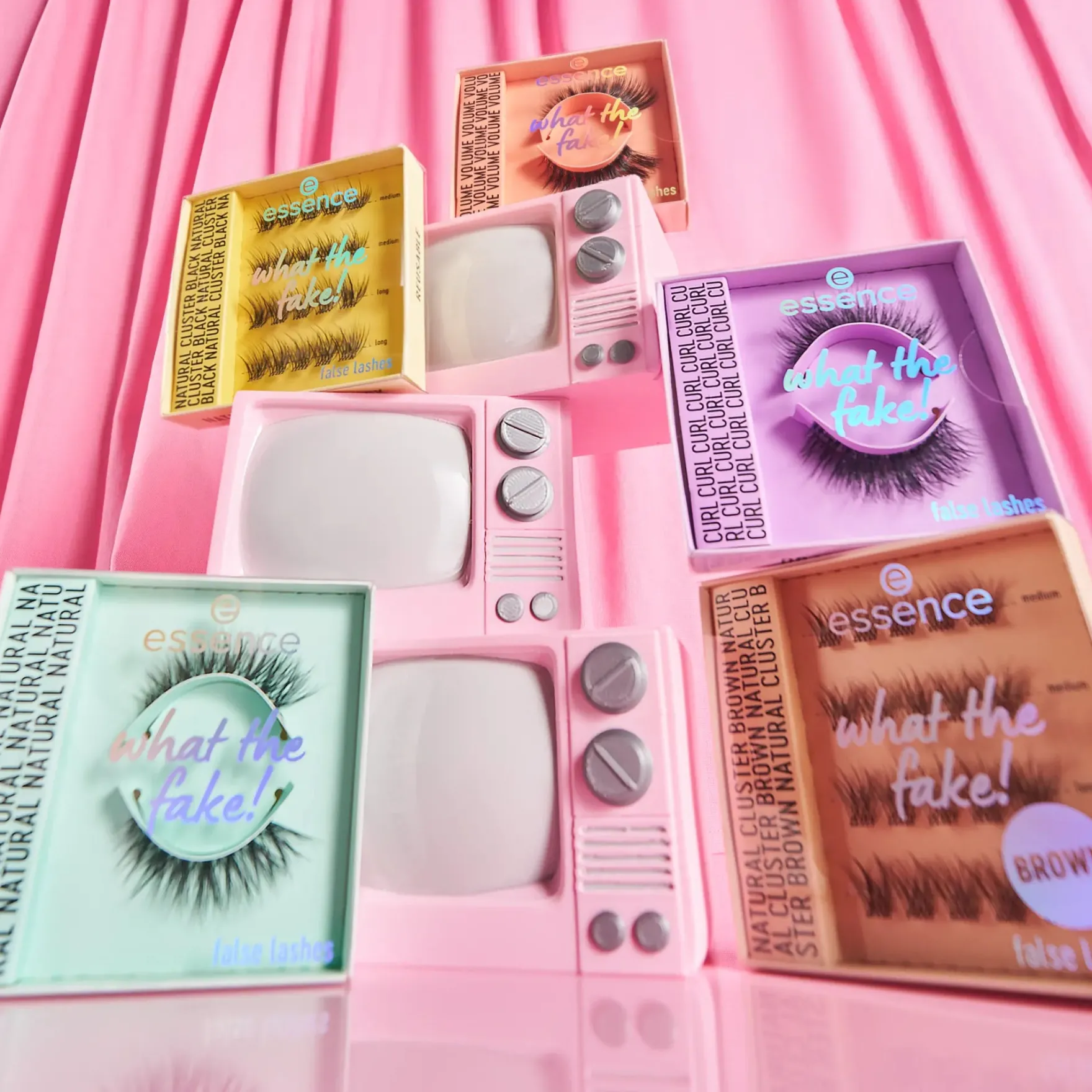 What The Fake! False Lashes 05 Natural Cluster Brown
