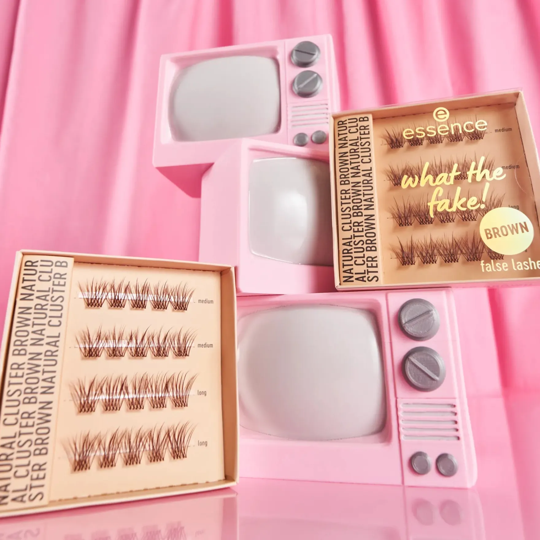 What The Fake! False Lashes 05 Natural Cluster Brown