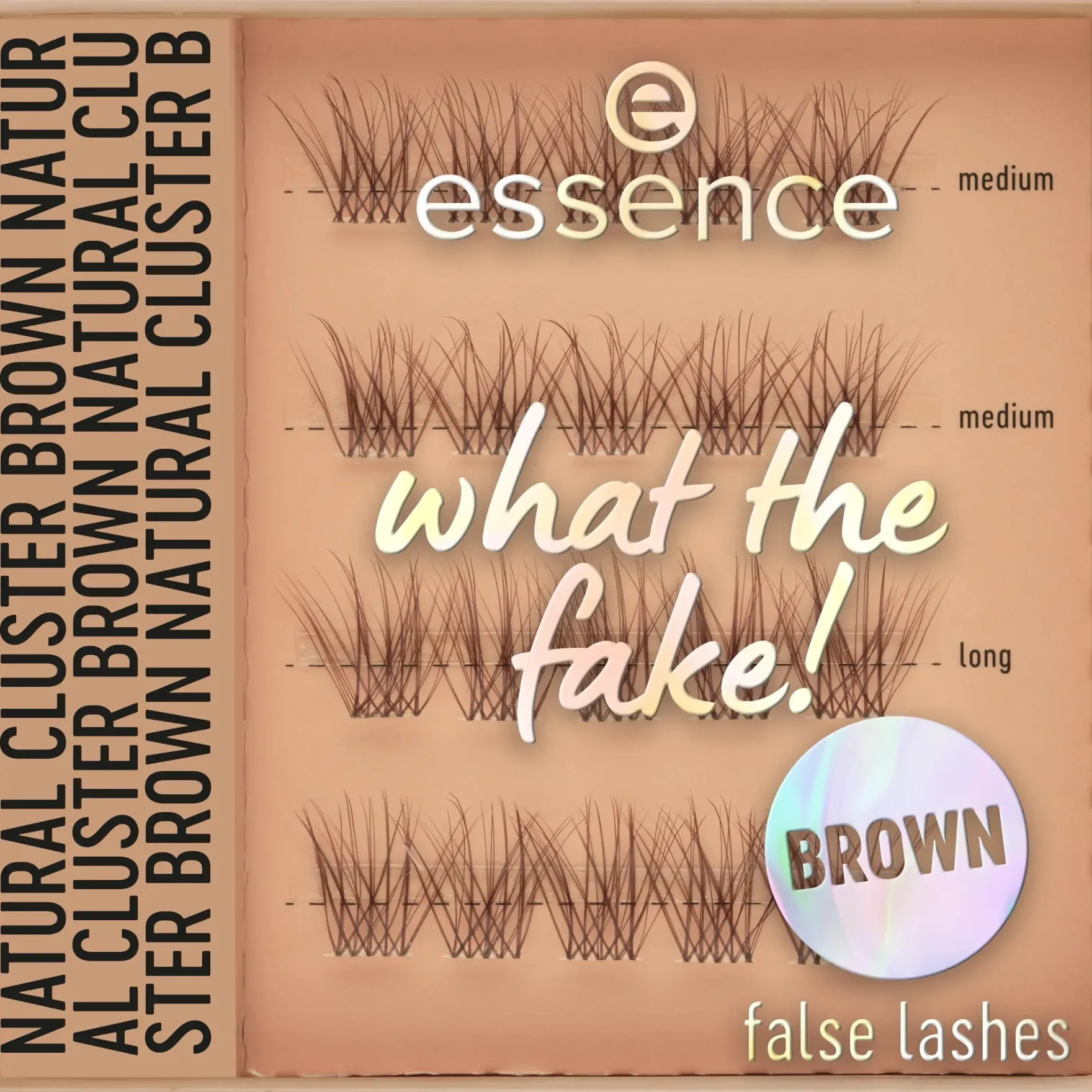 What The Fake! False Lashes 05 Natural Cluster Brown