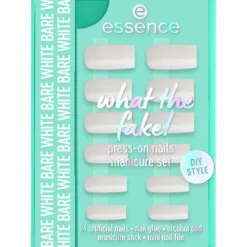 What The Fake! Press-on Nails Manicure Set 04 Bare White