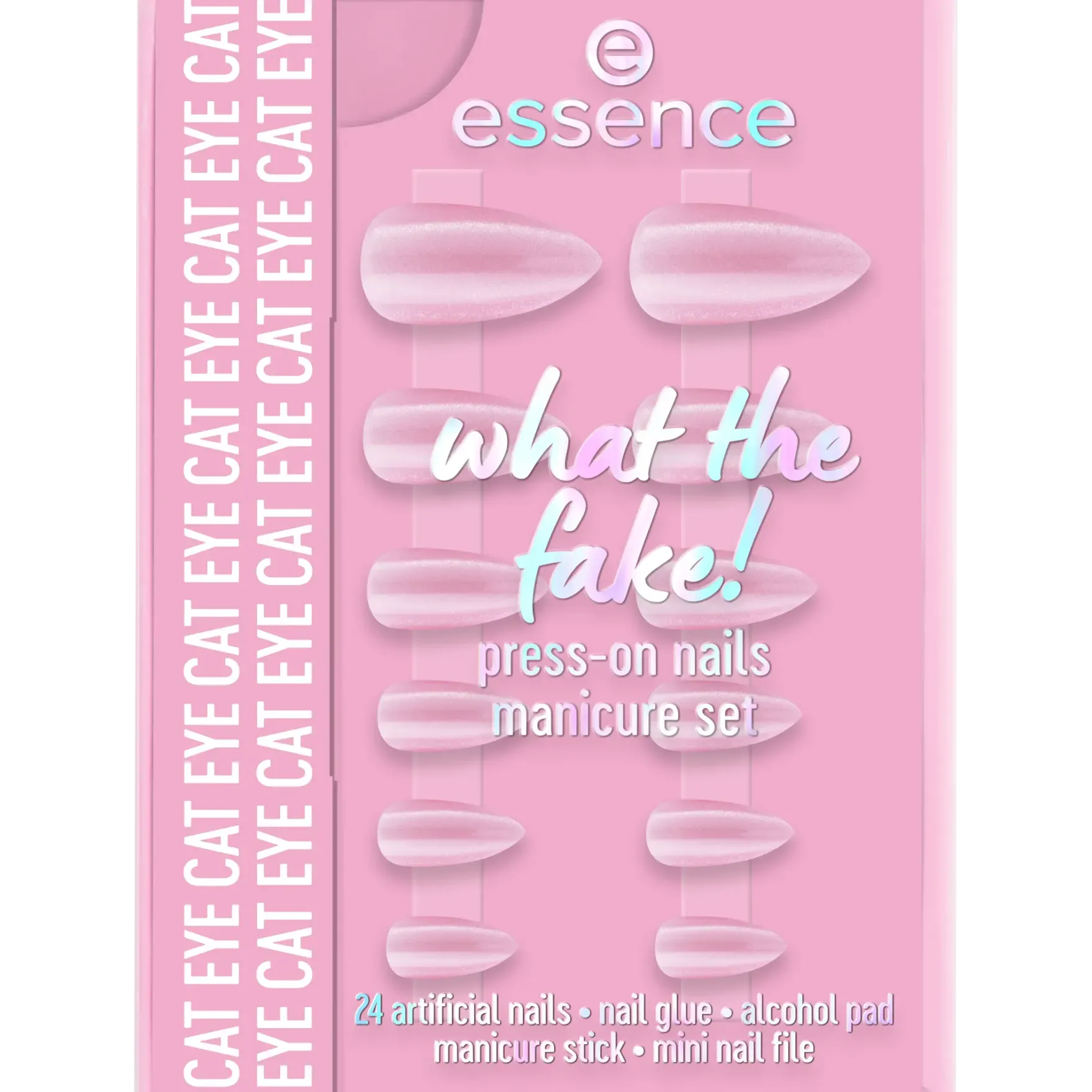 What The Fake! Press-on Nails Manicure Set 02 Cat Eye