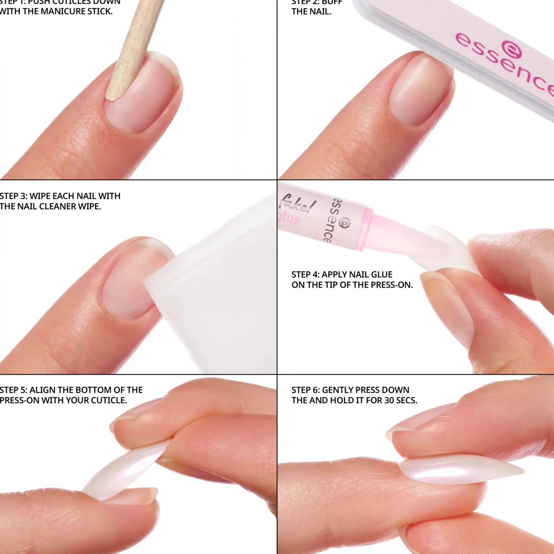 What The Fake! Press-on Nails Manicure Set 03 Babyboomer