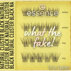 What The Fake! False Lashes 06 Natural Cluster Black