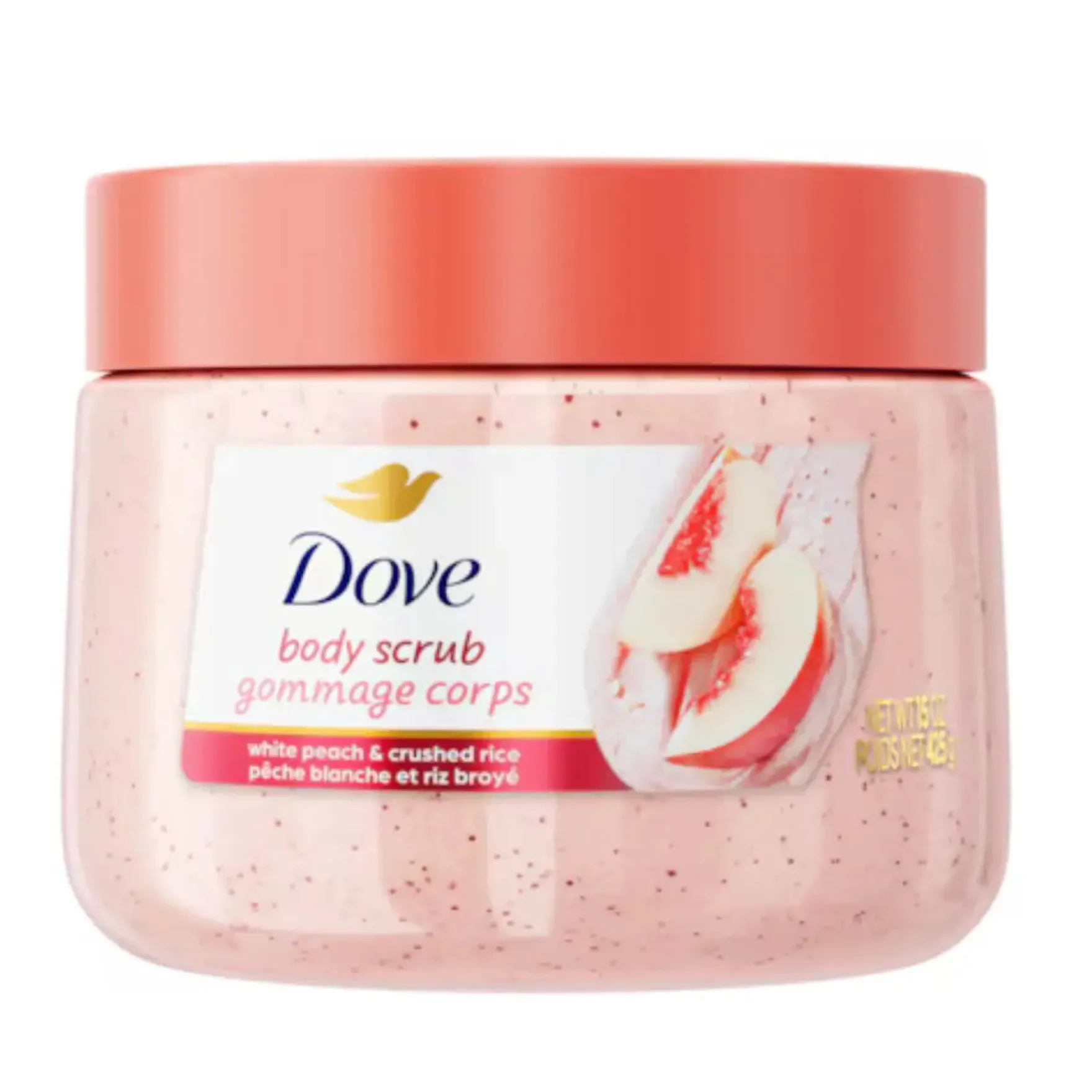 White Peach & Crushed Rice Body Scrub