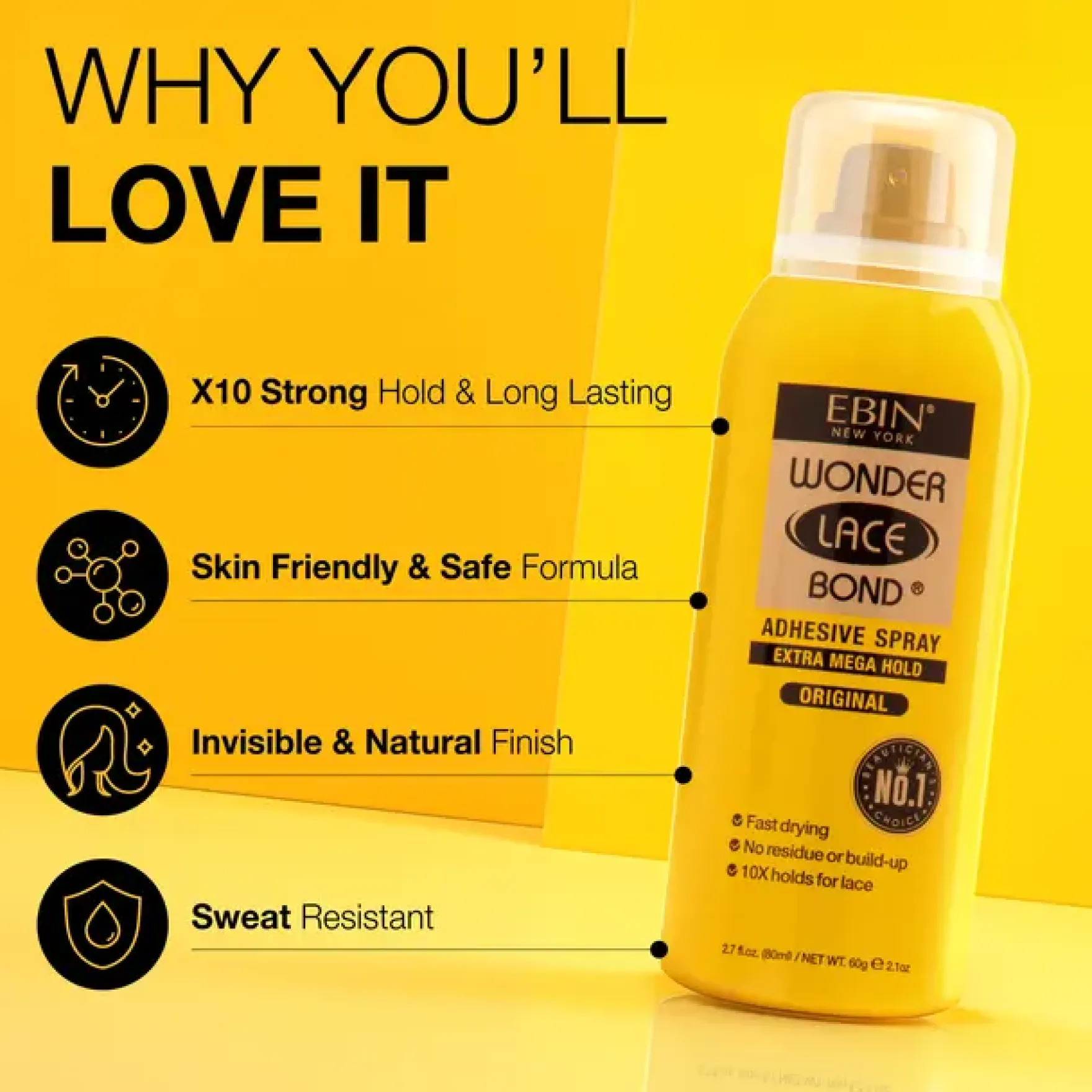 Wonder Bond Spray Mega Yellow