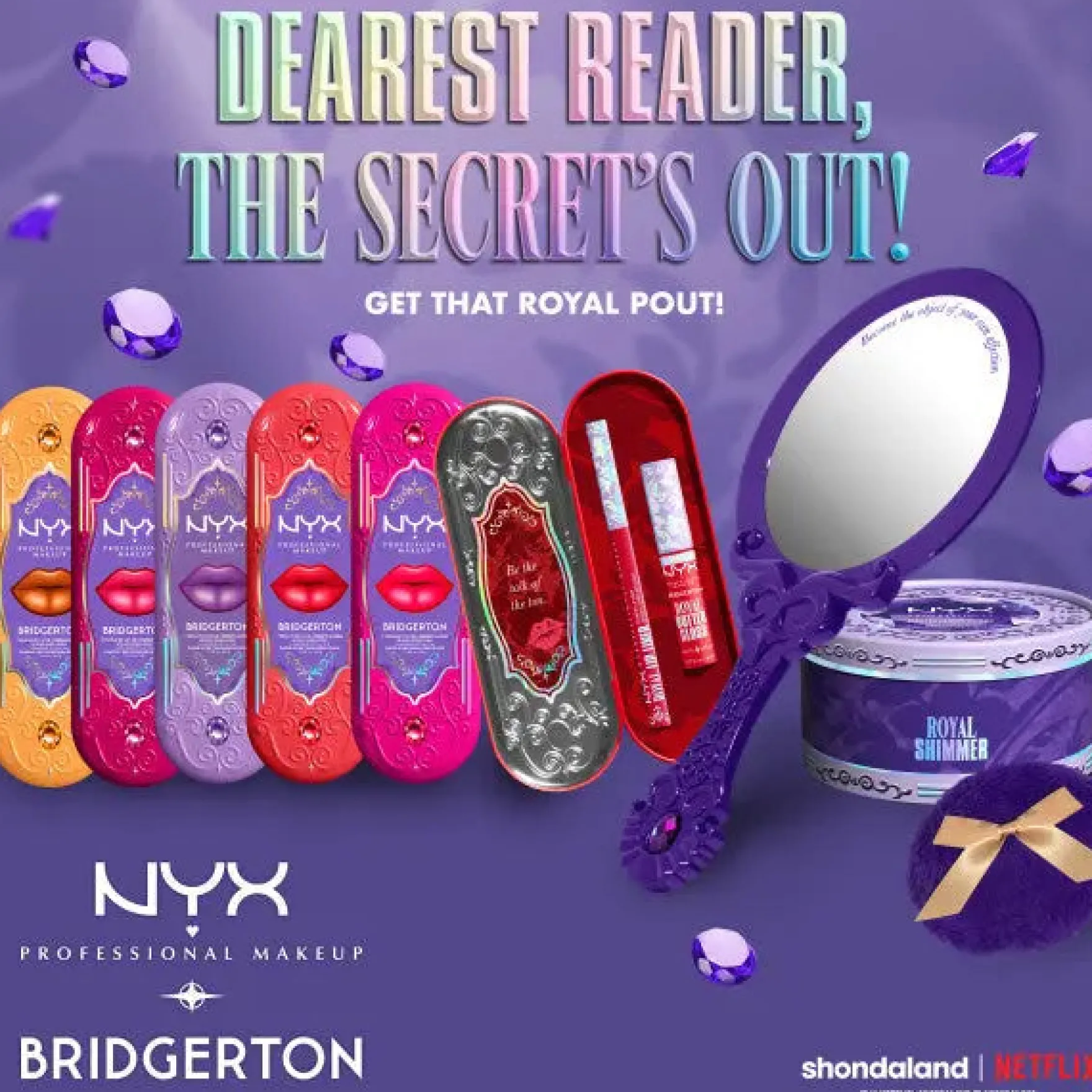x Bridgerton Royal Treasures Duo Lipkit 03 Summer Fruit + Rumor Has It