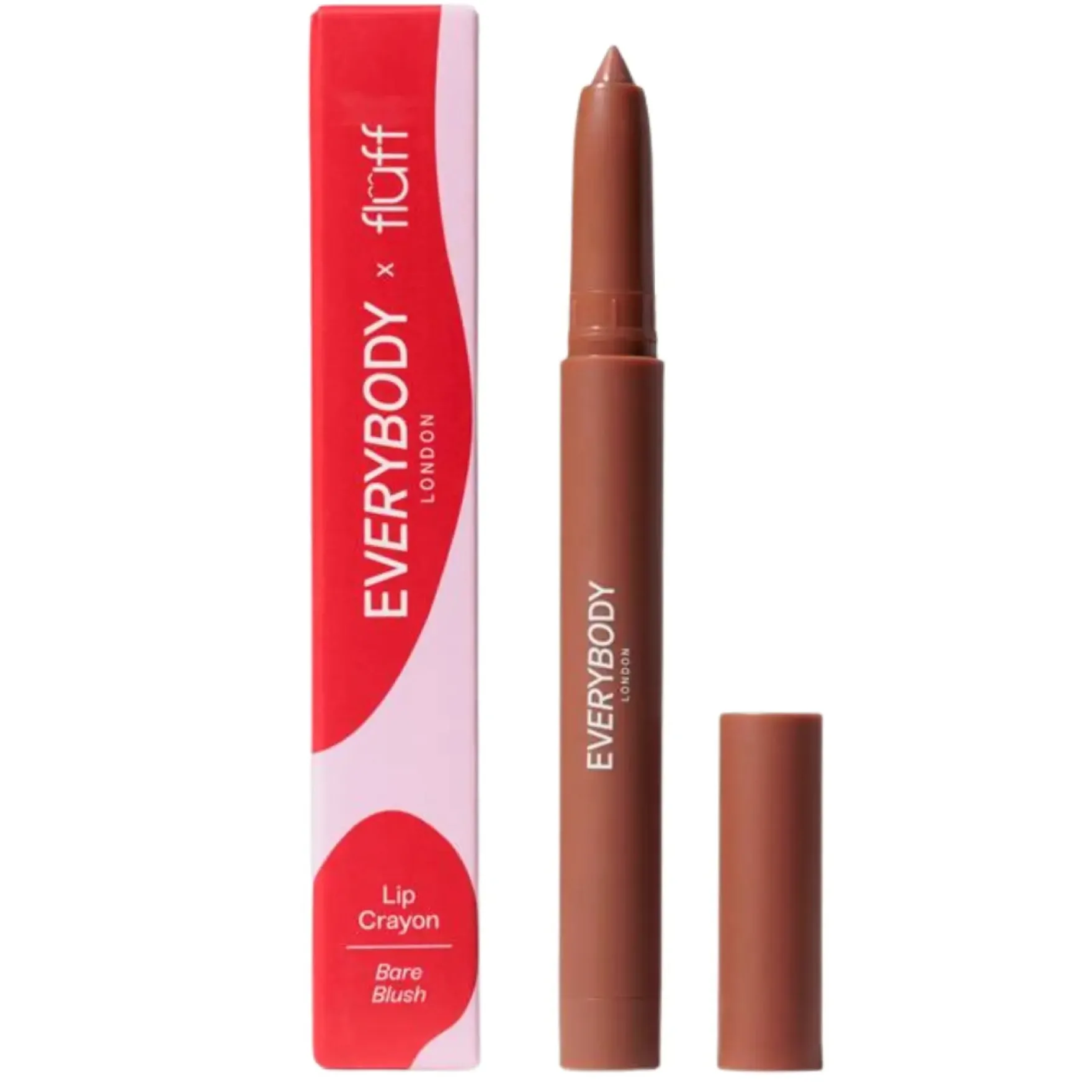 X Fluff Blending Lip Crayon Bare Blush